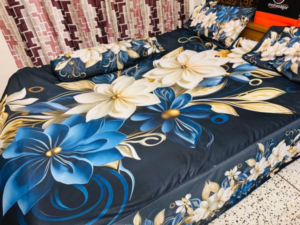 China Premium 3D Design Bed Sheet (2)