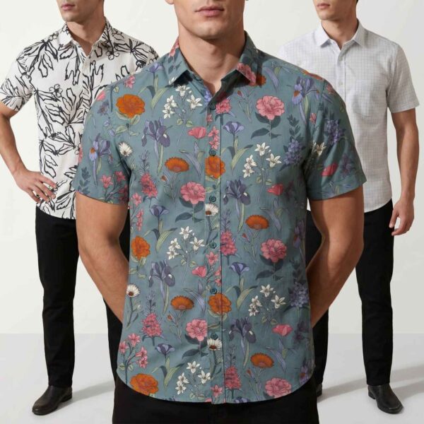 Formal Half Sleeve Printed Shirt